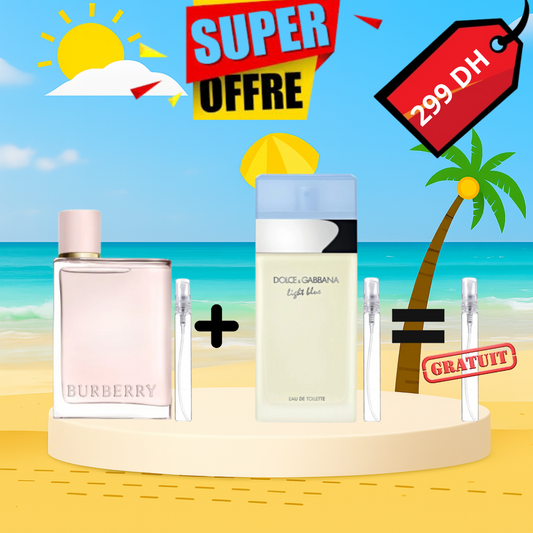 pack berberry her edp + light blue edt + imperatrice